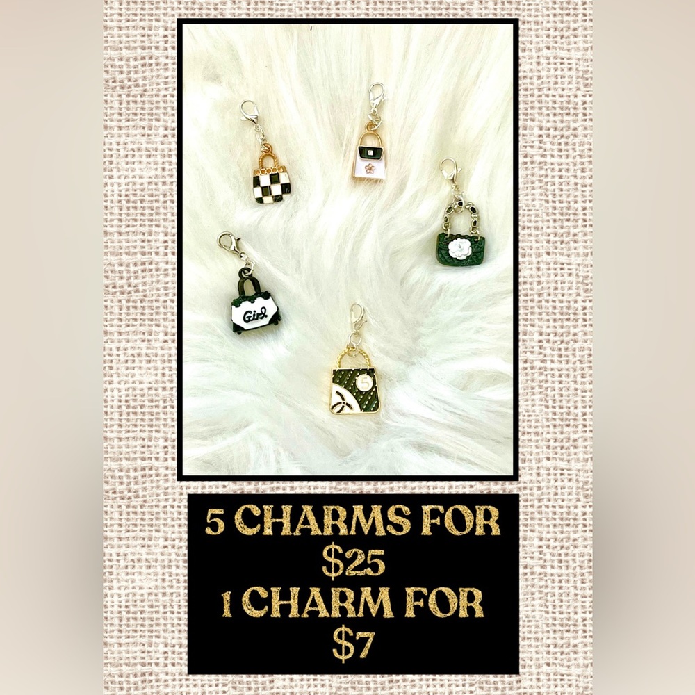 5 for $25 charms; 1 for $7